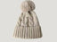Fuzzy Knitted Pom Beanie Hats - LIGHT BROWN - Ella Chic Boutique