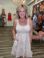 Gingham Beauty Neutral Tank Dress