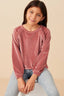 Girls Ruffled Brushed Rib Top