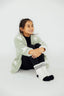 Girls Sage Star Cozy Cardigan