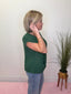 Gold Button Knit Sweater Vest in Dark Green 130 Sweaters- Ella Chic BoutiqueZenana