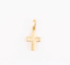 Gold Cross Luxe 18k Charm - Girls