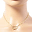 Gold Dipped Carabiner Paperclip Chain Necklace in Silver - Ella Chic BoutiqueSensibling Corp.