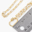 Gold Dipped Carabiner Paperclip Chain Necklace in Silver - Ella Chic BoutiqueSensibling Corp.