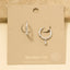 Gold Dipped Cz Charm Hinge Hoop Earrings 210 jewelry - Ella Chic BoutiqueAnarchy Street