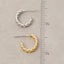 Gold Dipped Dainty Chain Hoop Earrings 210 jewelry - Ella Chic BoutiqueAnarchy Street