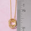 Gold Dipped Knotted Hoops Pendant Necklace 210 jewelry - Ella Chic BoutiqueAnarchy Street