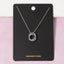 Gold Dipped Knotted Hoops Pendant Necklace 210 jewelry - Ella Chic BoutiqueAnarchy Street