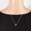 Gold Dipped Knotted Hoops Pendant Necklace 210 jewelry - Ella Chic BoutiqueAnarchy Street