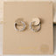 Gold Dipped Mini Pearl Studs Twisted Hoop Earrings 210 jewelry - Ella Chic BoutiqueAnarchy Street