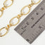 Gold Dipped Oval Link Chain Necklace - Ella Chic BoutiqueSensibling Corp.