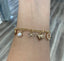 Gold Pearl Charm Bracelet - Ella Chic Boutique