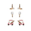 Golf Theme Stud Earrings Set 210 jewelry- Ella Chic BoutiqueSensibling Corp.