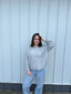 Heather Gray Button Front Cardigan 110 Tops- Ella Chic BoutiqueLE LIS
