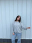 Heather Gray Button Front Cardigan