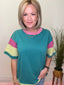 Here for the Summer Mineral Washed T-shirt Top