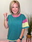 Here for the Summer Mineral Washed T-shirt Top