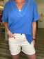 High Rise Distressed Denim Shorts in Soy Latte 180 Shorts & Skirts- Ella Chic BoutiqueLa Miel
