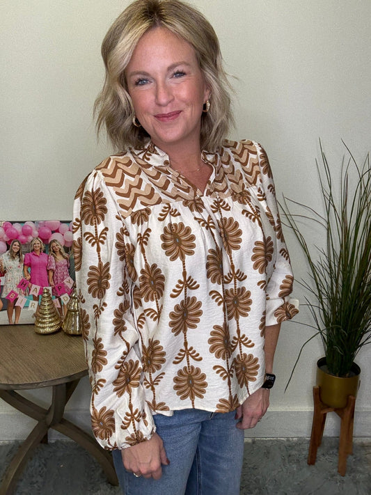 Hint of Blue Open Collar Top 140 Jackets - Ella Chic Boutique