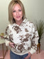 Ida Raglan Floral Sweatshirt 110 Tops - Ella Chic Boutique