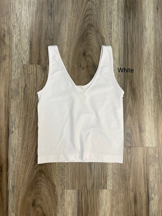 Oh So Soft Stretchy Reversible Cropped Tank Top Yelete NikiBiki  - Ella Chic Boutique