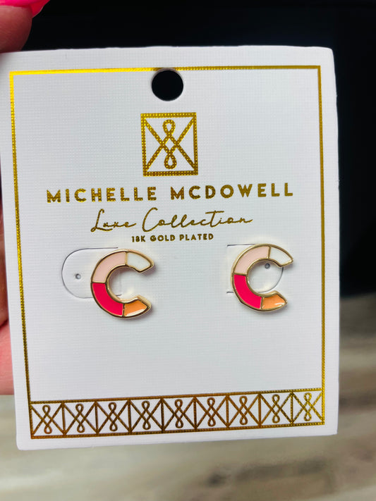 Luxe Initial Earrings - Ella Chic Boutique