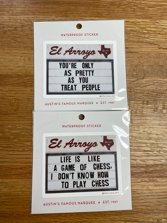 El Arroyo Waterproof Stickers - Ella Chic Boutique