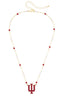 Indiana Hoosiers Logo Layering Necklace