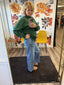 Ingenuity High Rise Two Button Trouser Hem Wide Jeand 160 jeans- Ella Chic BoutiqueLovervet by VERVET