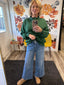 Ingenuity High Rise Two Button Trouser Hem Wide Jeand 160 jeans- Ella Chic BoutiqueLovervet by VERVET