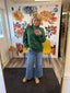 Ingenuity High Rise Two Button Trouser Hem Wide Jeand 160 jeans- Ella Chic BoutiqueLovervet by VERVET