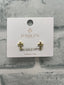 It Takes Faith Gold Cross Earrings