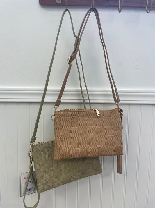 Izzy Checker Crossbody Purse