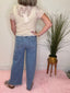 Judy Blue Midrise Claudia Ankle Wide Jeans 160 jeans - Ella Chic BoutiqueJudy Blue