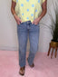 Judy Blue Petite Midrise Rigid Magic Straight Leg Jeans 160 jeans- Ella Chic BoutiqueJudy Blue