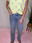 Judy Blue Petite Midrise Rigid Magic Straight Leg Jeans 160 jeans- Ella Chic BoutiqueJudy Blue