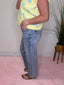 Judy Blue Petite Midrise Rigid Magic Straight Leg Jeans 160 jeans- Ella Chic BoutiqueJudy Blue