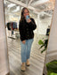 Just My Type Button Down Cardigan in Chocolate 130 Sweaters- Ella Chic BoutiqueLE LIS