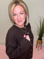 Just My Type Button Down Cardigan in Chocolate 130 Sweaters- Ella Chic BoutiqueLE LIS