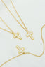 Just What You Wanted Gold Cross Necklace