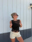 Kate Lace Detail Sleeveless Top 110 Tops- Ella Chic BoutiqueLe Lis