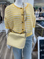 Kinsley Textured Bucket Bag in Butter Yellow