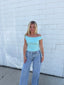 Knit Off The Shoulder Top - Ella Chic BoutiqueElla Chic Boutique