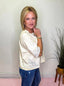 Lace Hem Short Sleeve Top in Creamy Yellow 110 Tops- Ella Chic BoutiqueVine & Love