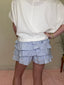 Layered Ruffle Eyelet Mini Skort in Light Blue 180 Shorts & Skirts - Ella Chic BoutiqueButtermelon