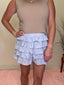 Layered Ruffle Eyelet Mini Skort in Light Blue 180 Shorts & Skirts - Ella Chic BoutiqueButtermelon