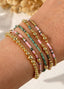 Layers Natural Stone Ball Bracelet Set 210 jewelry - Ella Chic Boutique