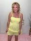 Lemon Yellow Polka Dot Dress with Pockets 150 Dresses & Jumpsuits - Ella Chic BoutiqueWishlist