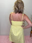 Lemon Yellow Polka Dot Dress with Pockets 150 Dresses & Jumpsuits - Ella Chic BoutiqueWishlist