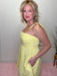 Lemon Yellow Polka Dot Dress with Pockets 150 Dresses & Jumpsuits - Ella Chic BoutiqueWishlist